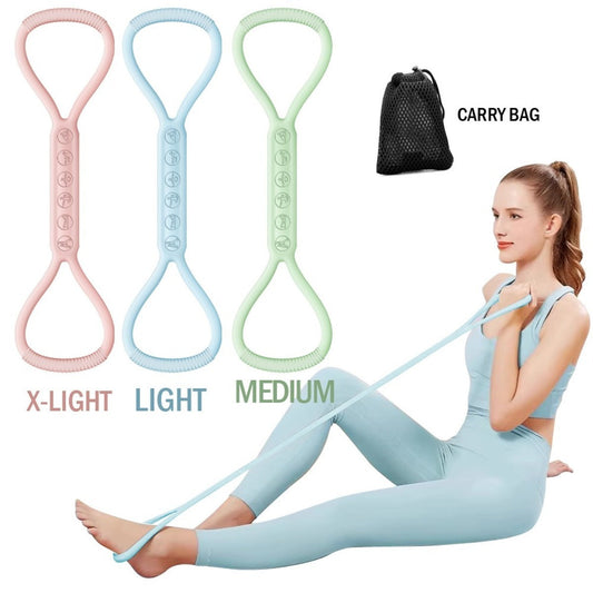 3-Pack 8-Character Silicone Resistance Bands null