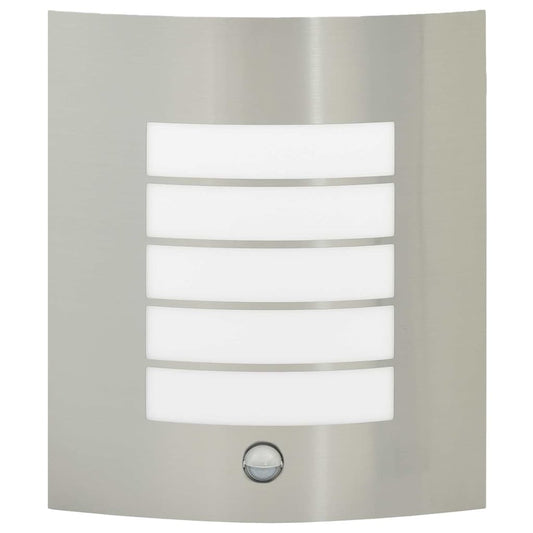 Silver Outdoor Stainless Steel Wall Light null