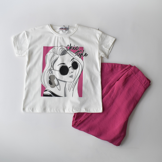 Sunglass Style Girls Casual Set JuniorKids