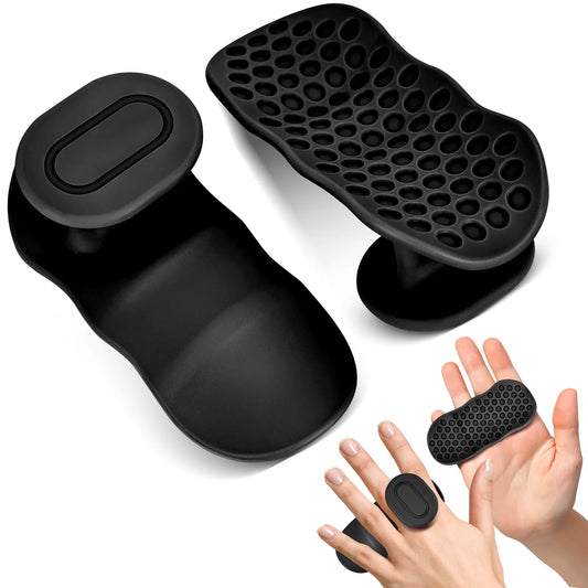 [Deals for You] Weight Lifting Grips for Women & Men, Anti-Slip Rubber Gym Gloves for Palm Protection, Suitable for Dumbbell、Pull-Up、Deadlift