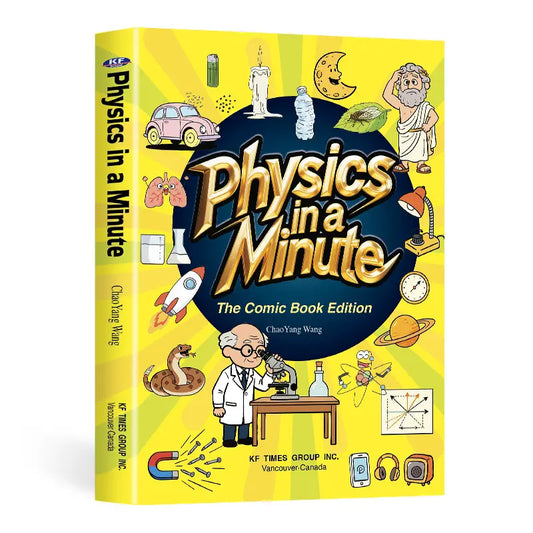 【Bookcove】Physics in a Minute – the Comic Book Edition | Fun & Educational Physics Book for Kids