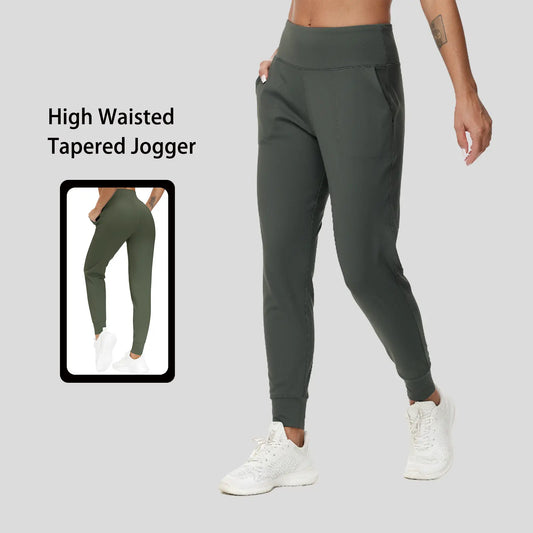 【THE GYM People】Women'S Joggers Pants Lightweight Athletic Leggings Tapered Lounge Pants for Workout, Loose Wide Leg Yoga Pants, Yoga, Running