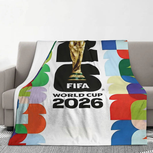 [Memorial Day Deals] FIFA 2026 World Cup Blanket,Official Licensed FIFA, the Perfect Gift for Soccer Fans, Suitable for Sofas and Beds, a Decorative Gift for Men, Women, and of All Ages.