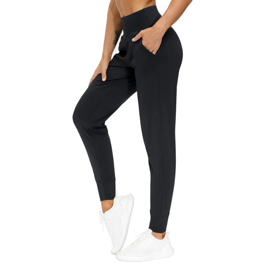 【THE GYM People】Women'S Joggers Pants Lightweight Athletic Leggings Tapered Lounge Pants for Workout, Loose Wide Leg Yoga Pants, Yoga, Running