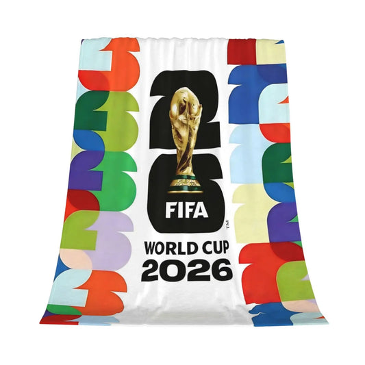 [Memorial Day Deals] FIFA 2026 World Cup Blanket,Official Licensed FIFA, the Perfect Gift for Soccer Fans, Suitable for Sofas and Beds, a Decorative Gift for Men, Women, and of All Ages.