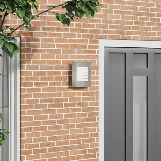 Silver Outdoor Stainless Steel Wall Light null