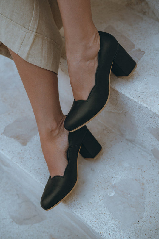 Alia Classic Leather Heels-0