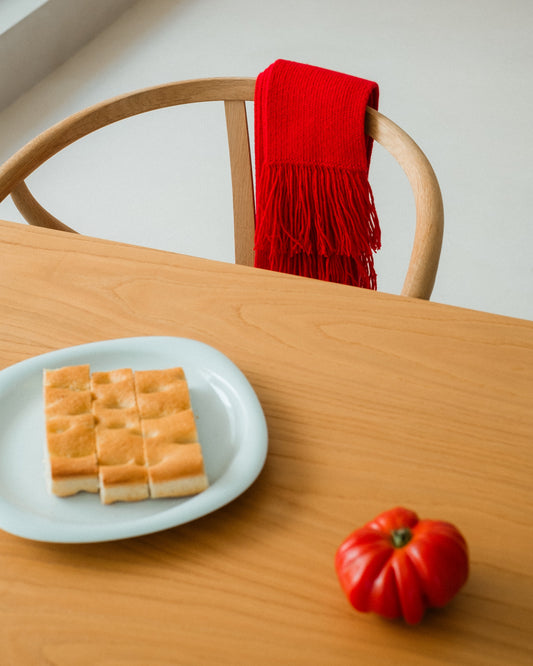 Cashmere Mix Fringed Scarf Lèmme