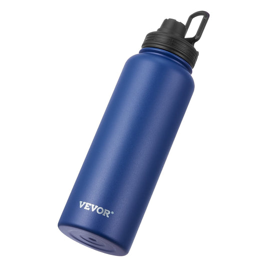 40oz Blue Stainless Steel Water Bottle null