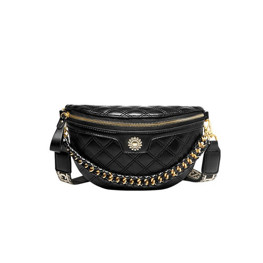 Araminta Quilted Chain Belt Bag Nalandu