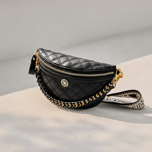 Araminta Quilted Chain Belt Bag Nalandu