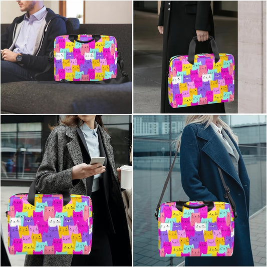 Cute Laptop Shoulder Bag for Women Men, Computer Laptop Bag Laptop Sleeve Case Laptop Satchel Briefcase Carrying Bag QA-1