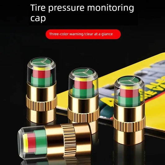 Universal Tire Valve Cap, Compatible with Cars, Electric Scooters, Motorcycles, for Tire Pressure Monitoring Fathersdaygift