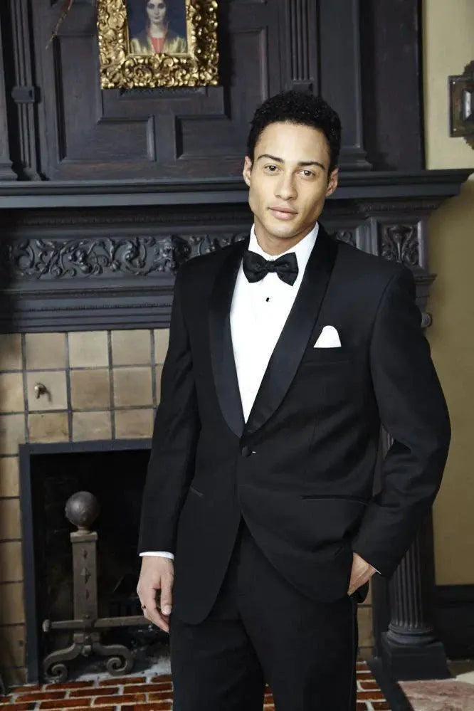 "London" Black Tuxedo Jacket - Linford.com