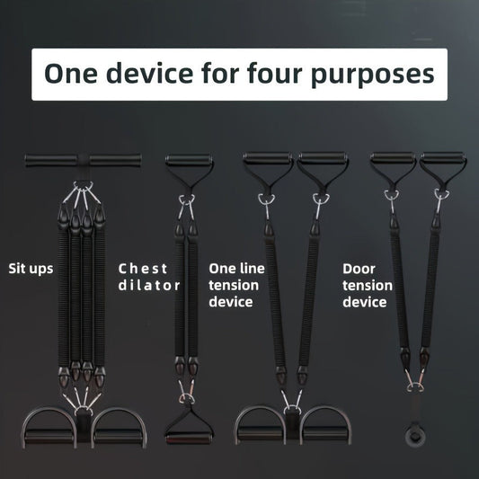 Adjustable Resistance Bands with Foot Pedals null