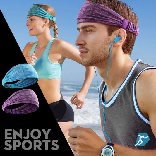 5-Pack Unisex Sports Headbands & Sweatbands null