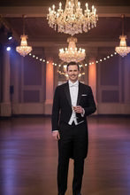 "Edward" Black Tuxedo Tailcoat-1