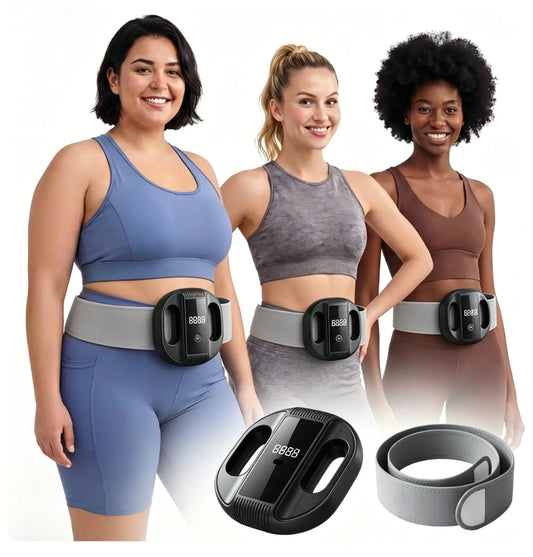 2026 New Fascia Ring Vibratory Massager - Cordless Rechargeable Portable Muscle Recovery Device, Upgraded Adjustable Strap (Fits up to 55In Waist), for Waist & Back Relaxation, Ideal Gift for Adults