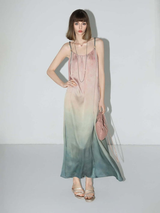 Flowy Gradient Tie-Dye Sundress Cocobella