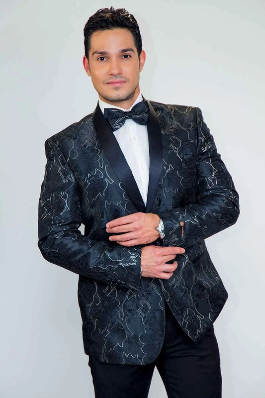 "Havana" Tuxedo Jacket Shawl - Linford.com