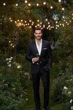 "Kingston" Black Tuxedo Jacket Tux-USA