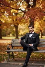 "Kingston" Black Tuxedo Jacket Tux-USA