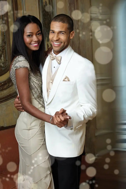"Maxwell" Ivory Dinner Jacket Shawl (Separates) - Linford.com