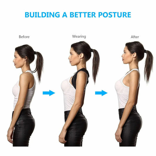 Unisex Adjustable Back Posture Corrector - Linford.com